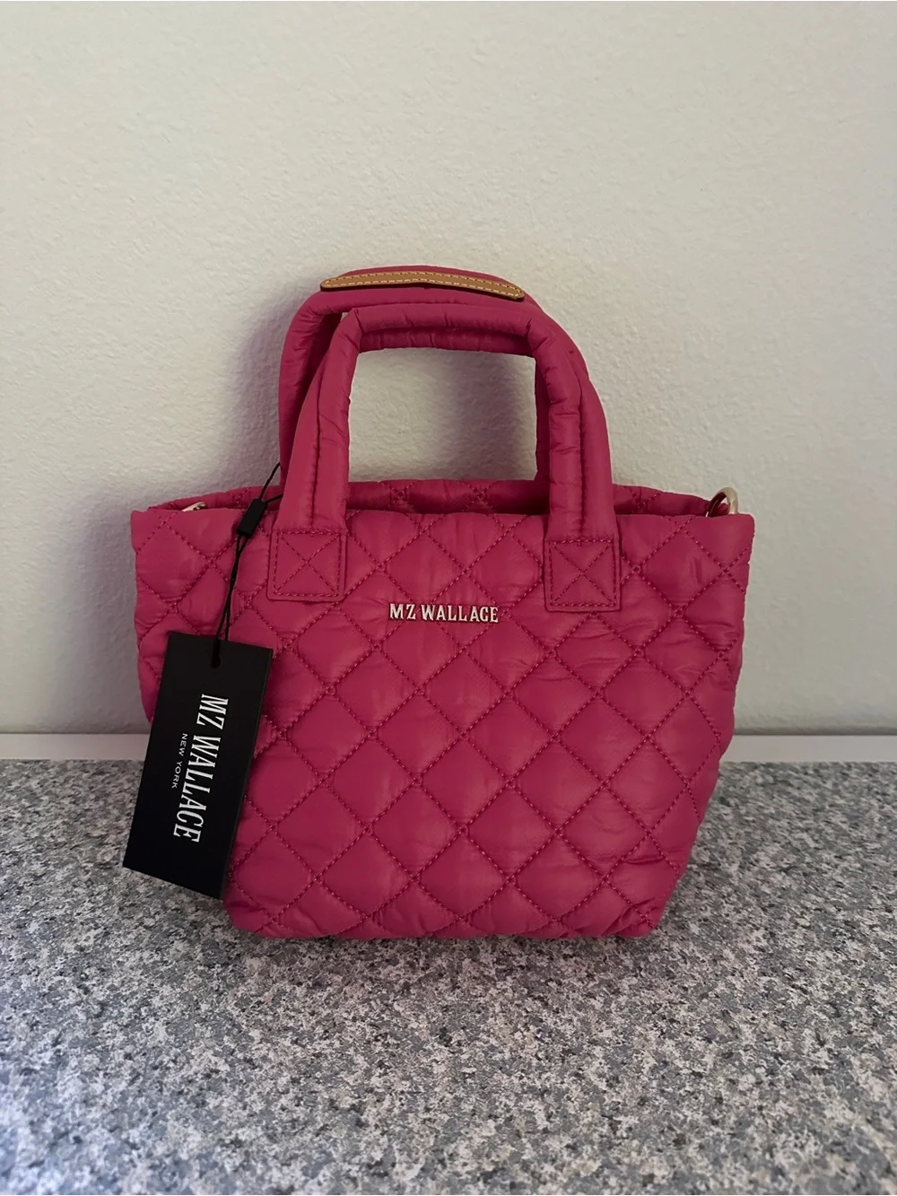 MZ Wallace Micro Metro Tote Deluxe in Zinnia